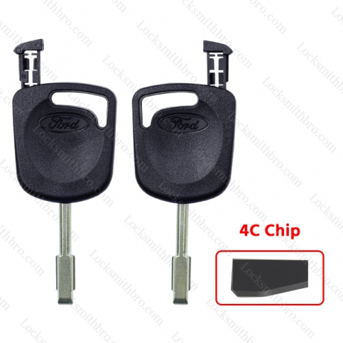 LockSmithbro 4C Chip With Logo Ford Mondeo Transponder Key