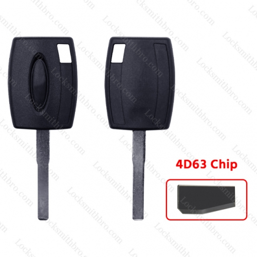 LockSmithbro No Logo 4D63 Chip Ford Focous Transponder Key