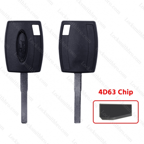LockSmithbro 4D63 Chip With Log Ford Focous Transponder Key