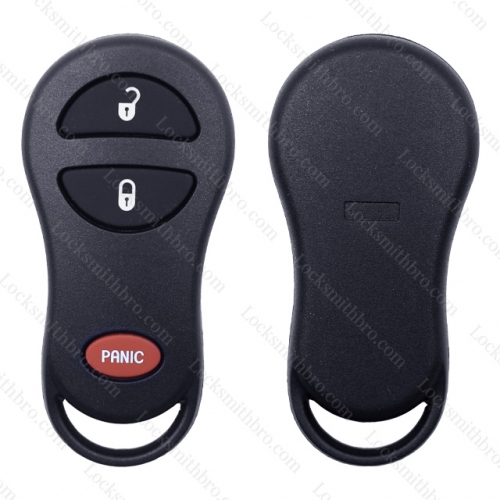 LockSmithbro ForChrysler 2 Button Remote Key Shell No Battery Holder