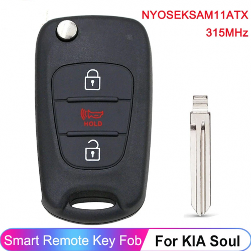 3Button Remote Key 315MHz ID46 FCC ID: NYOSEKSAM11ATX P/N: 95430-2K250 For KIA Soul 2010 2011 2012 2013
