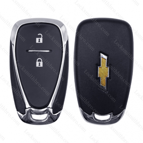 LockSmithbro Chevrolet 2 button remote key shell with blade