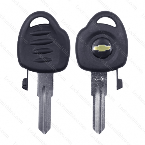 LockSmithbro EH43 Blade Chevrolet Transponder Key Shell With Logo