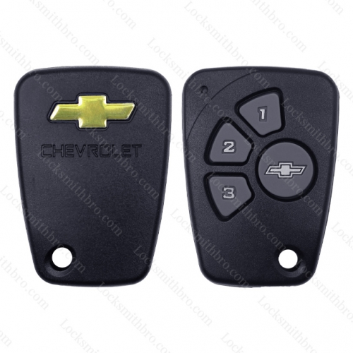 LockSmithbro Chevrolet 4 button key shell