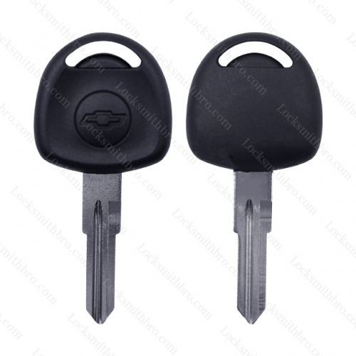 LockSmithbro Left Blade Chevrolet Transponder Key Shell Case With Logo