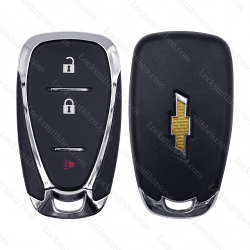 LockSmithbro Chevrolet 3 button remote key shell with blade