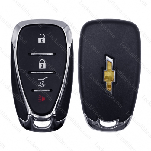 LockSmithbro Chevrolet 4 button remote key shell with blade