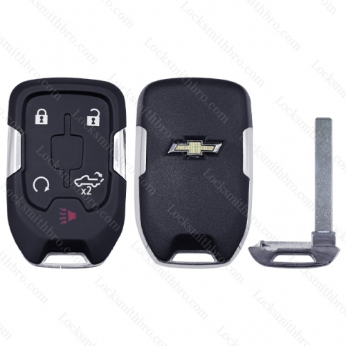 2015-2022 GMC Chevrolet 5 Button Smart Key Shell (HYQ1AA)