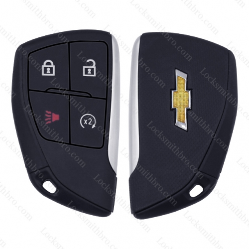 4 button Chevrolet smart car Key Shell with logo