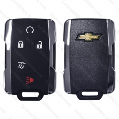 4+1 buttons Chevrolet remote key shell with Logo (Metal frame)