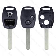 LockSmithbro 2 Button Honda Remote Shell With Button Part With Chip Place With Logo