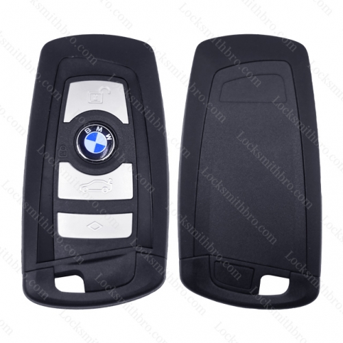BMW 4 Button F Series black Key Shell With Blade