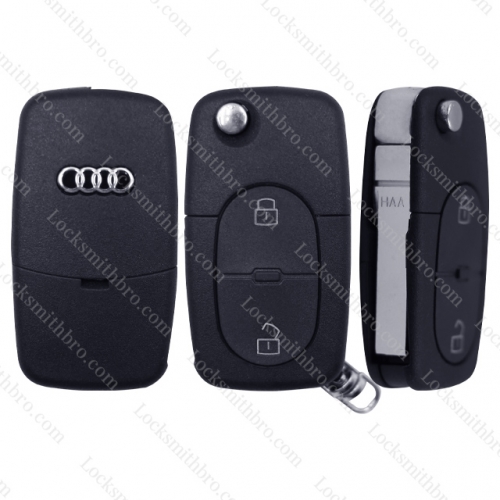 LockSmithbro Audi A6 2 Button Key Shell(1616 Battery)