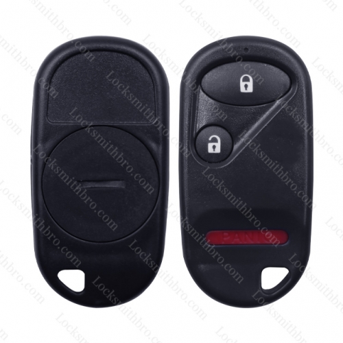 2+1 Button Replacement Remote Fob Cover Case For Honda Accord Civic CRV Jazz S2000 Fit Odysse