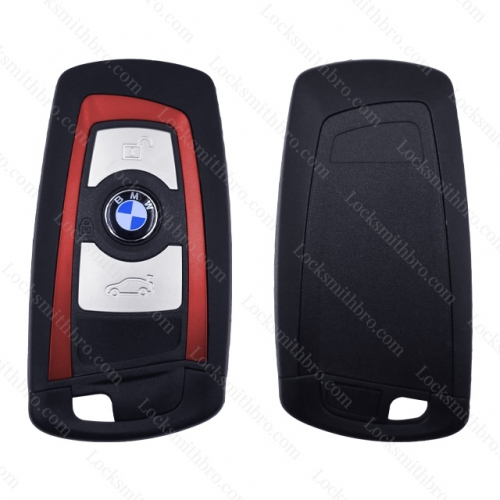 BMW 3 Button F Series red Key Shell With Blade