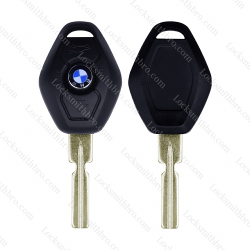 LockSmithbro BMW 3 Button Remote Key Shell (No Words On Back)