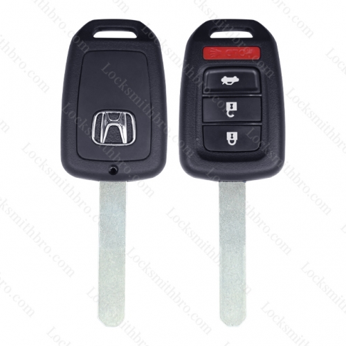 LockSmithbro 4 Button With Panic Honda Remote Key Shell