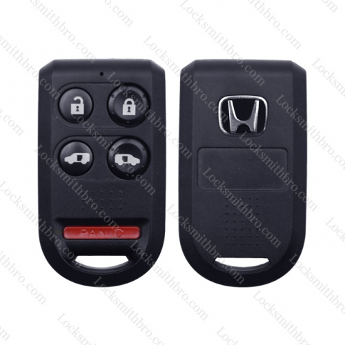 5 button Smart Key Shell Case For 2005 2006 2007 2008 2009 2010 Honda Odysse