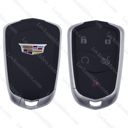 2015-2020 T-Cadillac 5-Button Smart shell PN:13598538 HYQ2EB (Shell ONY)