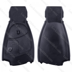 LockSmithbro 2 Button Mercedes Benz Smart Key Shell Without Logo