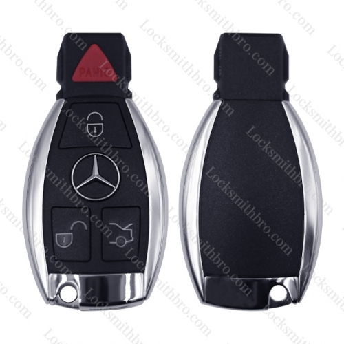 LockSmithbro Mercedes Benz 3+1 Button Smart Key Without Blade