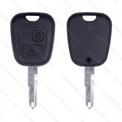 LockSmithbro 206(NE73 ) Blade ForCitroen 2 Button Remote Key Shell Without Logo