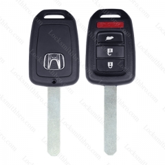 LockSmithbro 4 Button With Panic Honda Remote Key Shell（SUV Button）