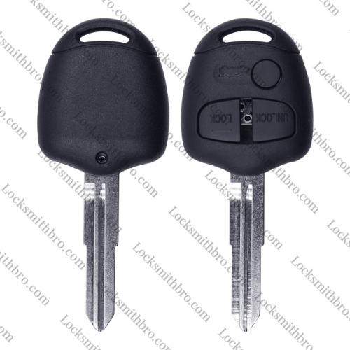 LockSmithbro 3 Button Right Blade No Logo ForMitsubishi Lancer EX Remote Key Shell