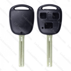LockSmithbro 3 Button Toy48 Blade Lexus Without Logo Remote Key Shell Case