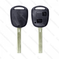LockSmithbro 2 Button Toy48 Blade Lexus Without Logo Remote Key Shell Case