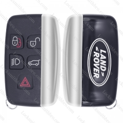 LockSmithbro 5 Button With Logo On Back LandRover Key Shell Case