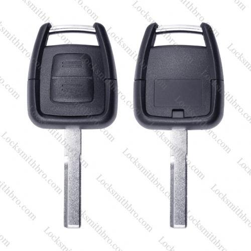 LockSmithbro 2 Button HU43 Blade Opel Remote Key Shell Case