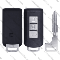 LockSmithbro 3 Button Mechanical Blade ForMitsubishi Smart Key Shel