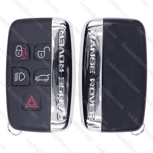 LockSmithbro 5 Button With Logo On Side LandRover Key Shell Case