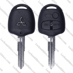 LockSmithbro 3 Button Right Blade With Logo ForMitsubishi Lancer EX Remote Key Shell