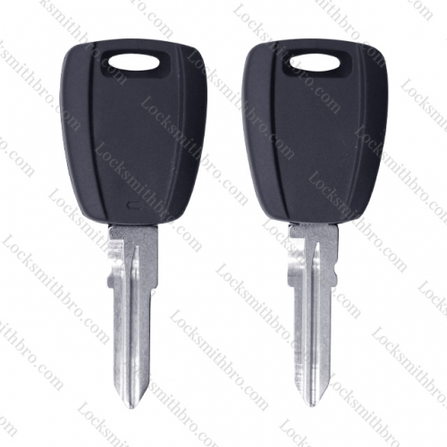 LockSmithbro With Blue Logo Fiat Transponder Key Shell