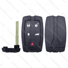 LockSmithbro 5 Button With Logo On The Side LandRover Key Shell