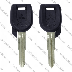 LockSmithbro Right Blade With Logo ForMitsubishi Transponder Key Shell