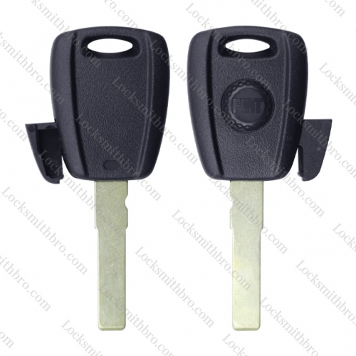 LockSmithbro With Blue Logo Fiat Transponder Key Shell