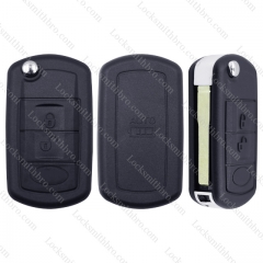 LockSmithbro 3 Button NO Logo Landrover Flip Remote Key Shell Case