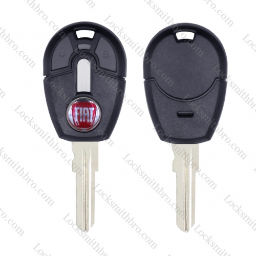 LockSmithbro 2 Button With Red Logo Fiat Remtoe Key Shell