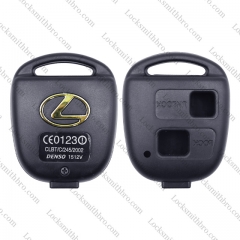 LockSmithbro Without Blade 2 Button Lexus Remote Key Shell Case