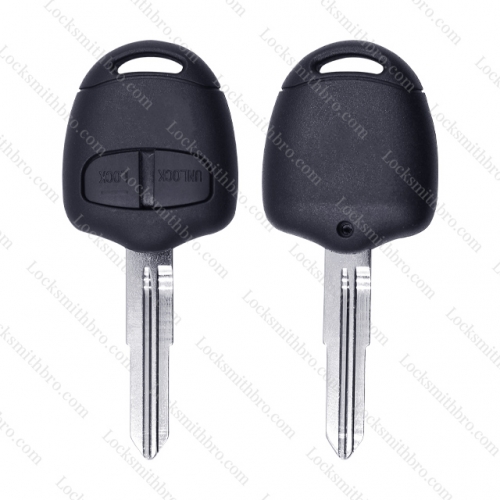 LockSmithbro 2 Button Left Blade No Logo ForMitsubishi Lancer EX Remote Key Shell