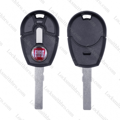 LockSmithbro 2 Button With Red Logo Fiat Remtoe Key Shell