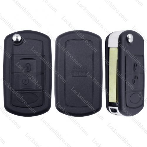 LockSmithbro 3 Button NO Logo Landrover Flip Remote Key Shell Case