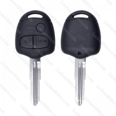 LockSmithbro 3 Button Left Blade No Logo ForMitsubishi Lancer EX Remote Key Shell