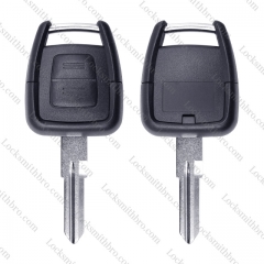 LockSmithbro 2 Button Left Blade Opel Remote Key Shell Case