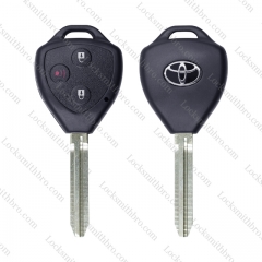 LockSmithbro 3 Button With Logo Toyot Remote Key Shell