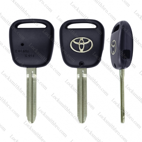 LockSmithbro 1 Button TOY43 Blade With Logo Toyot Remote Key Shell