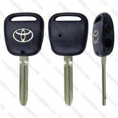 LockSmithbro 2 Button TOY43 Blade With Logo Toyot Remote Key Shell